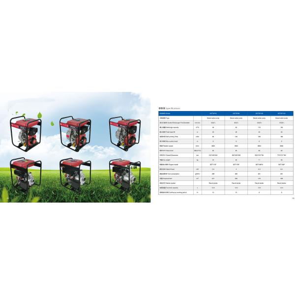 Lightweight 2in Diesel Chemical Pumps With Recoil Starter