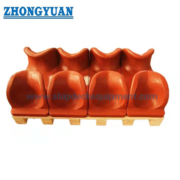 150–400 mm Deck-Mounted Open Chock | JIS F 2006 Type SC Cast Steel for Ship Mooring