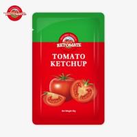 Le ketchup OEM 50g offre un emballage pratique et facile à utiliser au prix d'usine