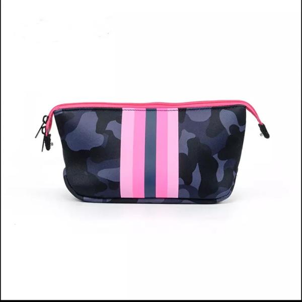 Zipper Closure Neoprene Makeup Bag for Cosmetics Convenience and Waterproof Protection