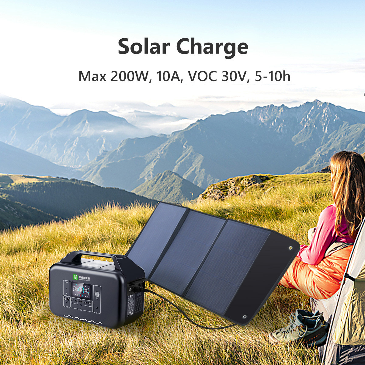 электростанция генератора 220V 1000W LiFePO4 солнечная портативная для аварийной ситуации