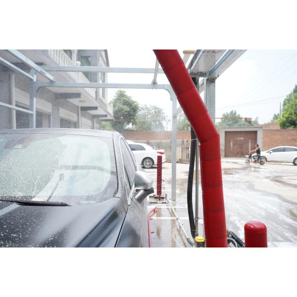 Auto 7000mm Touchless Car Wash Machine With 18.5kw Water Pump