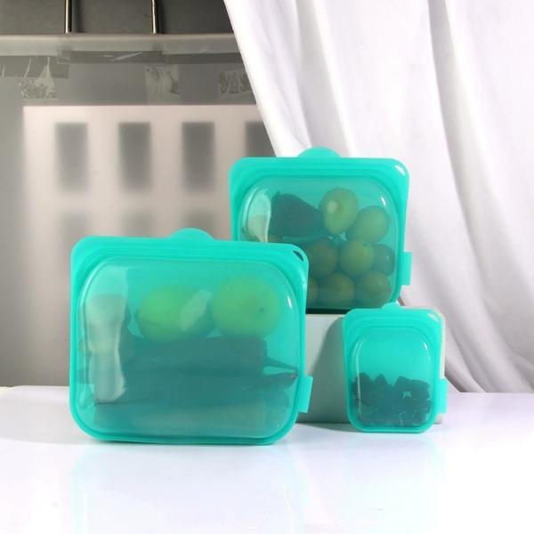 Eco-Friendly Reusable Silicone Food Storage Bags – Airtight, BPA-Free & Leak-Proof Design – Safe For Freezer, Microwave & Dishwasher – Perfect For Meal Prep, Leftovers, Baby Food & Travel