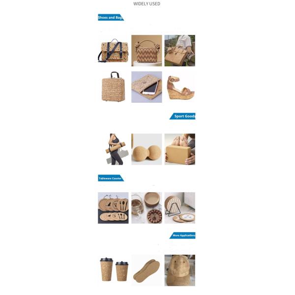 Корк веган PU синтетическая кожа экологически чистый для сумок багаж