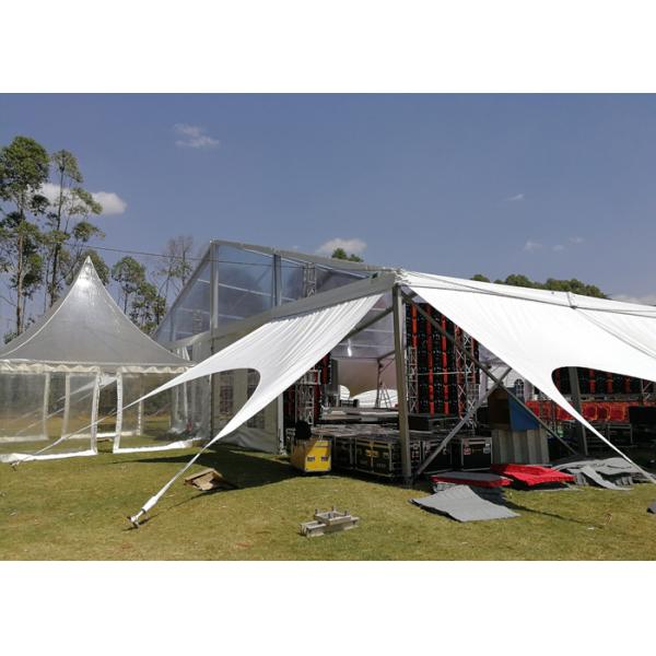UV Proof Promotion 15x20m Clear Outdoor Tent With Side Flaps