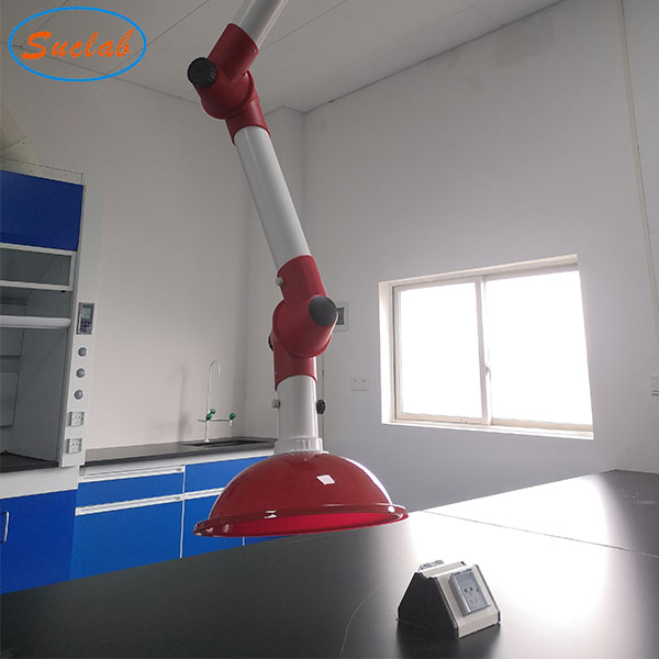 Polypropylene Lab Fittings Fume Extractor Alkali Resistant Flexible