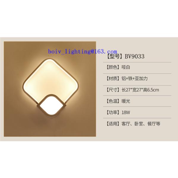 LED Wall Lamps  Acrylic Iron Aluminum  Warm White Light White Color