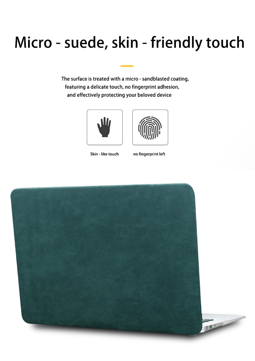 Laudtec PU Leather Wood Grain Laptop Case Skin Hard Shell Cover for MacBook Air 13 2025 Wholesale OEM/ODM/Private Label