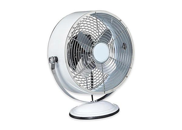 Decorative Retro Antique Style Table Fan 3 Blade Air Cooling For Home & Office