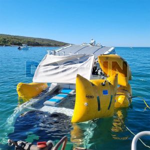Bolsa de elevación submarina tipo almohada con capacidad de flotación de 250 kg a 5000 kg con bolsillo para tanque de buceo