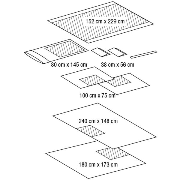 SP SMS SMMS SMMMS Disposable Surgical Packs 40g 60g for Paediatric