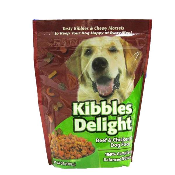 High Quality Factory price small water Aluminum Foil Zipper plastic bag food grade for Pet food packing