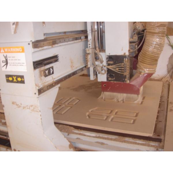 Flat Panel MDF Shaker Kitchen Cupboard Doors Classic Style With Wood Texture Color