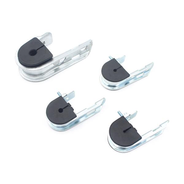 Вывод FTTH Рисунок 8 кабели J-crook Кабельная застежка для 10-15 мм ADSS кабелей 4KN перерыв нагрузки