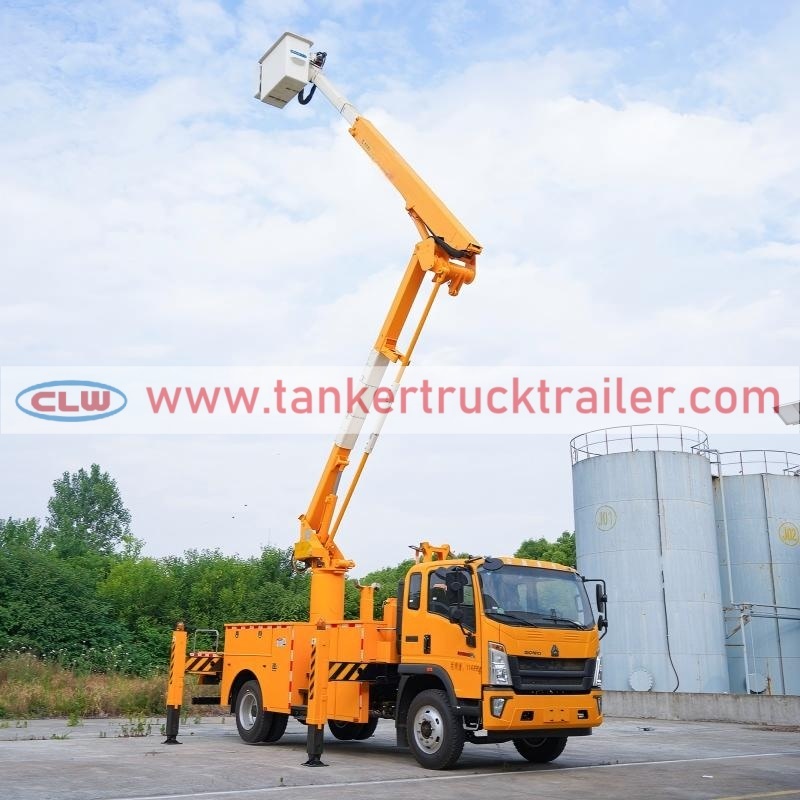 HOWO 36m Insulated Aerial Lift Truck for Power Line Maintenance