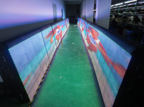 A exposição conduzida exterior da cor completa do perímetro do esporte/20 conduziu a tela com brilho alto