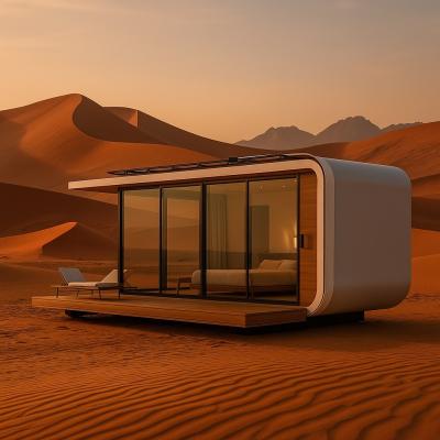 Durable Using Various Prefab Container House Tiny Portable Home Tiny Modular House Camping Hotel Space Capsule