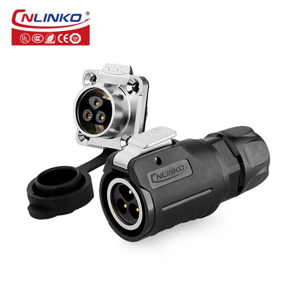 CNLINKO LP16 Power Function signal Generator Male Female Series Waterproof 3 Pin Aviation Industrial Power Connector 10A 400V