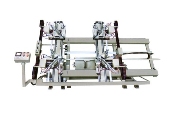 Four Corner Upvc Window Welding Machine / PVC Window Door Machinery