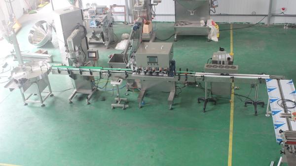 Tooth Washing Powder Filling Line 10 - 500g Filling Range High Speed 60Hz