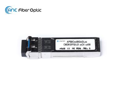 transceptor 1271~1331nm SMF 10KM DDM da fibra ótica de 25G CWDM SFP28 apoiado