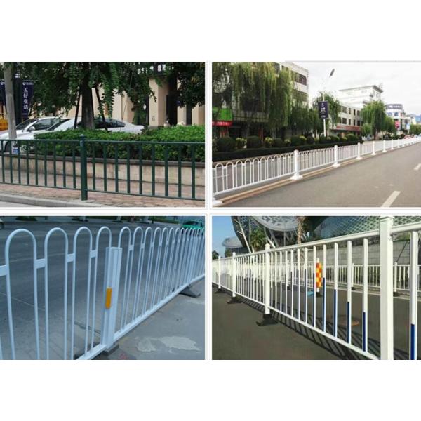 Traffic Zinc Steel Fence / Highway Road Guard Rail For Municipal Construction