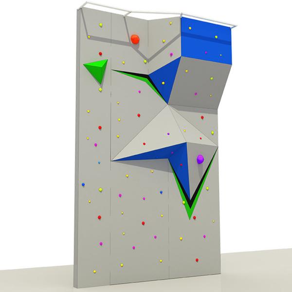Várias posses de escalada da parede adulta interna da escalada de Bouldering para o centro de esportes