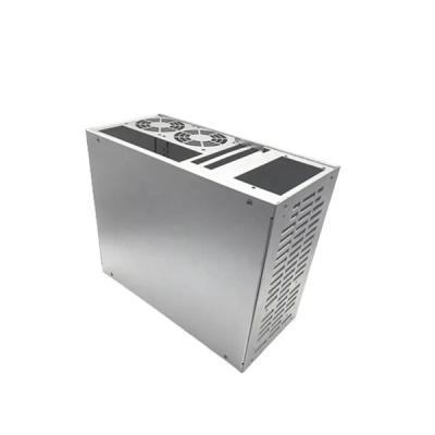 Polimento eletrônico de chassi de chapa de metal prateado de níquel