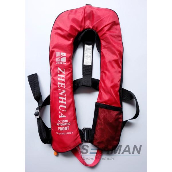 ZHENHUA 150N Inflatable Life Jacket ISO12402-3 Lloyd's Register CE Certificate