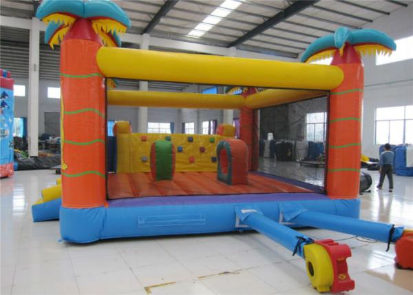 Castelo inflável material do leão-de-chácara do PVC casa inflável simples do leão-de-chácara do macaco da mini mini bouncy para crianças sob 8 anos