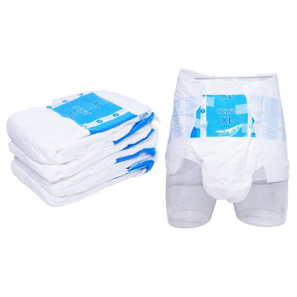 Anti Leak Adult Incontinence Underwear Disposable Pull Up Underwear OEM Packing