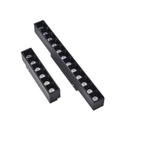 12w 25w 40w système d'éclairage de voie magnétique à LED voie lumineuse linéaire voie magnétique rails lampes de grille pliables