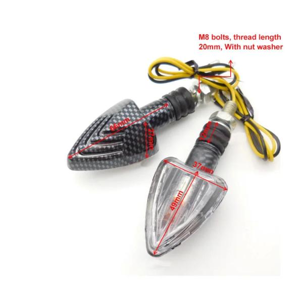 3.3W Halogen 12V Motorcycle Turn Signal Light Indicator for Motorcycle Parts