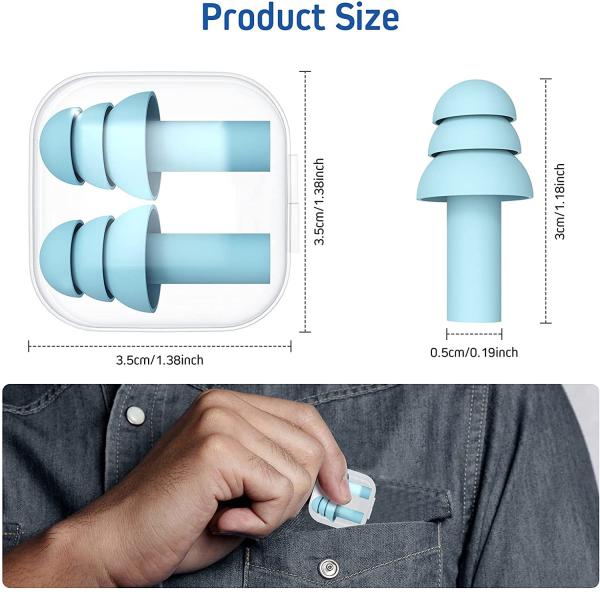 Swimming Noise Cancelling Corded Disposable Ear Plugs OEM ODM