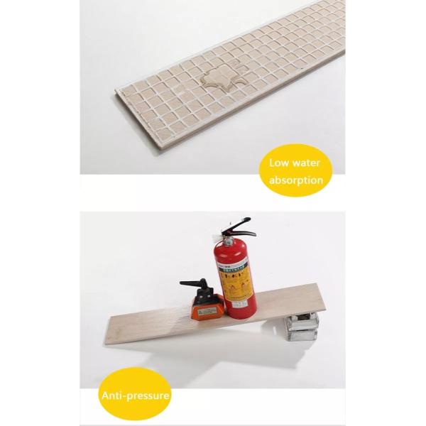 Темный Браун плиток 200С1200ММ прокладки полного тела пола фарфора деревянный