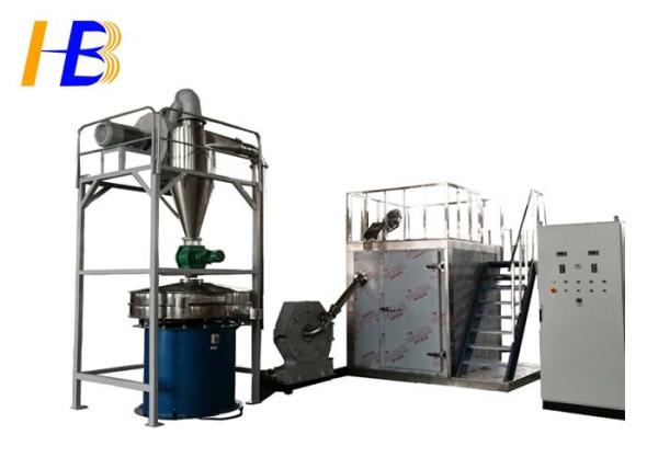 TPU /  ABS Plastic Material Grinders , Tumbler Sieving Pulverizer Machine For Powder