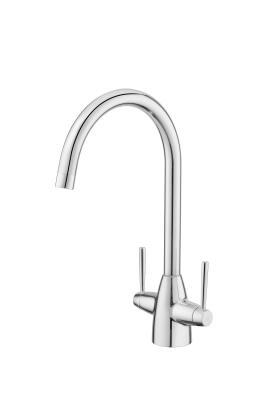 Fácil de instalar Mixer de cozinha torneira de latão Chrome fácil de operar