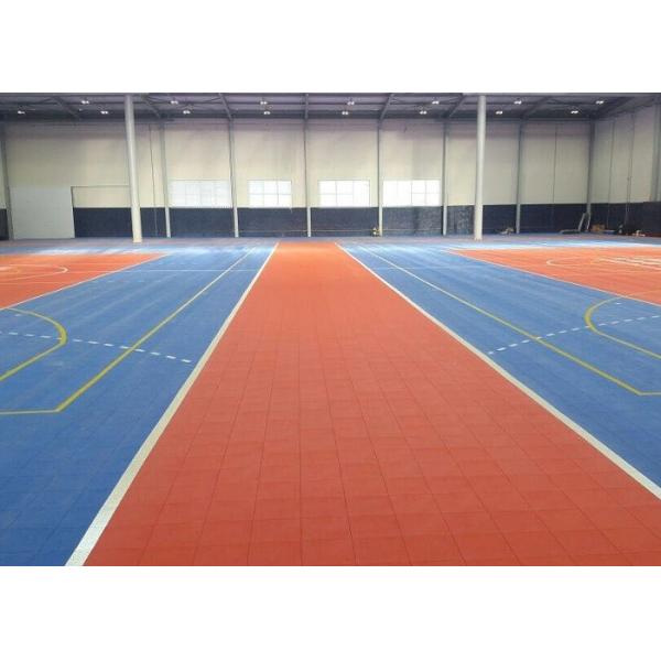 Multicolor Portable Modular Flooring , Multi Functional Temporary Sports Flooring