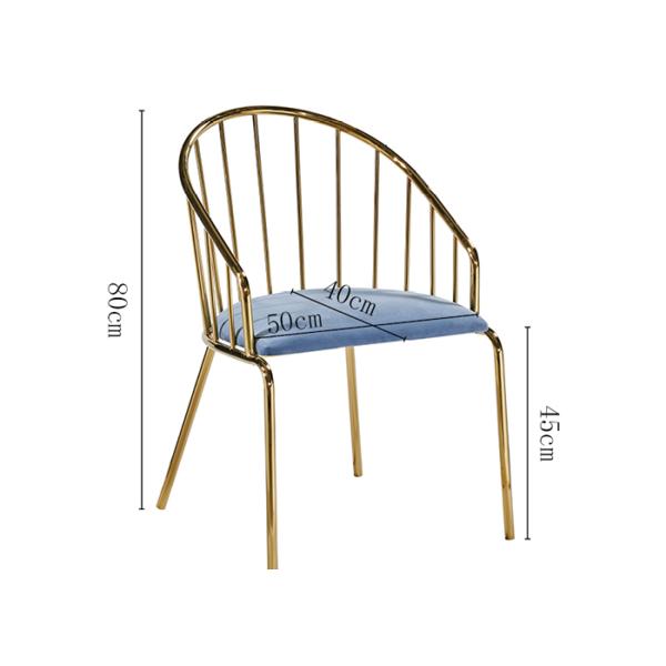 Generous 80cm Stainless Steel Restaurant Cafe Chairs