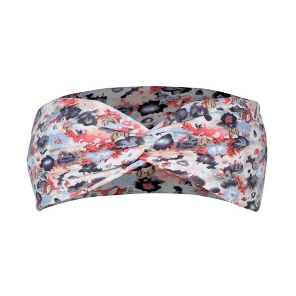 100% cotton Women Head Scarves Floral Elastic Headband for Running