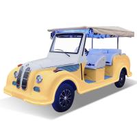 11 sièges voiture électrique classique Voyage voiture rétro Voyage avec auvent pour adultes