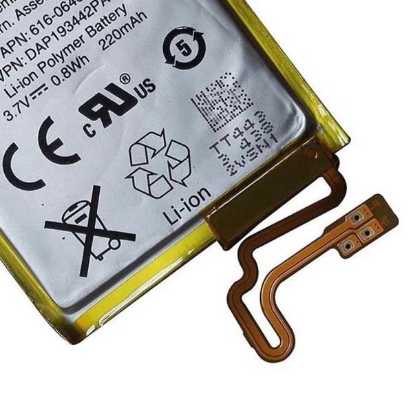 Nano Apple Ipod Touch Battery 3.7V Ipod Touch 7th Generation Battery Replacement 616-0639