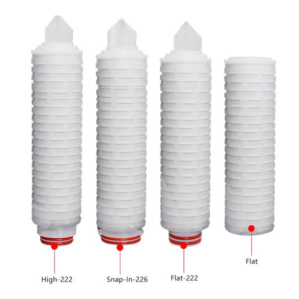 Whiston 30 Inch 5 Micron PP Pleated Cartridge Filter for Food and Beverage Processing