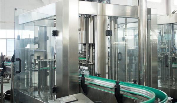 High Speed Bottled Water Filling Machine Multi Head Liquid Level Control