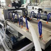 Ligne d'extrusion de tuyaux en spirale à paroi unique PE PP PVC machine à tuyau ondulé