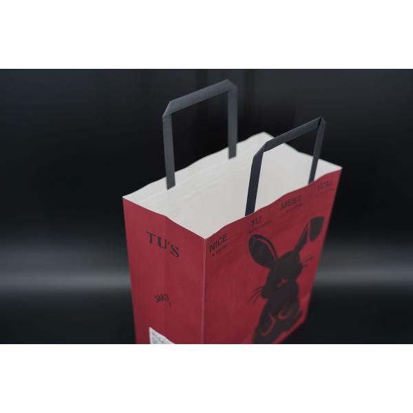 Versatile Paper Packing Bag Eco Lightweight Kraft Takeaway Bag
