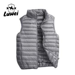 Moda Plus Size Casacos com almofadas Slim Fit Compressão Utilidade Colete de bolha Veste sem mangas Roupas acolchadas Veste superior masculino