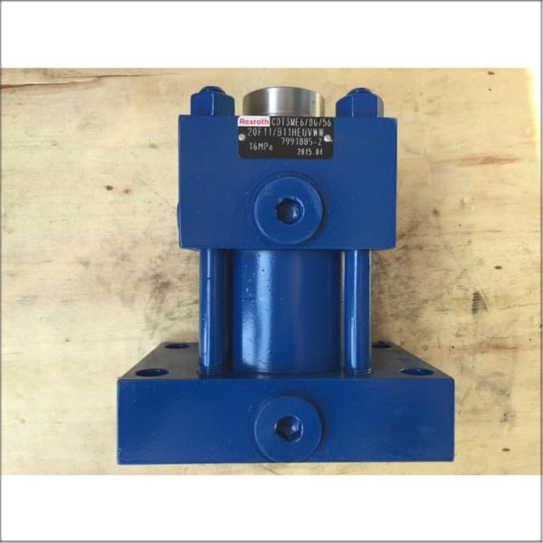 Rexroth CDT3ME6 80 56 20F11 B11HEUVWW Hydraulic Cylinder with Bottom Flange for Easy Installation