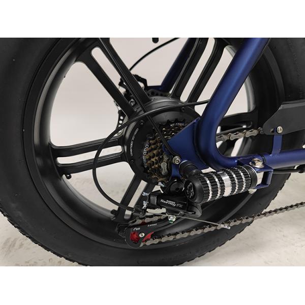 Retro E Bike GOMID 1000W Hub Motor Fat Tire Electric Bicycle with Full Suspension and High Capacity Lithium Battery