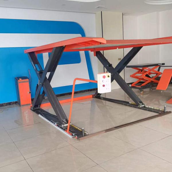 2.2KW Мотор с двойной палубой ножницы Автомобильный парковочный подъемник для 5000 мм * 2000 мм * 1900 мм Размер автомобиля